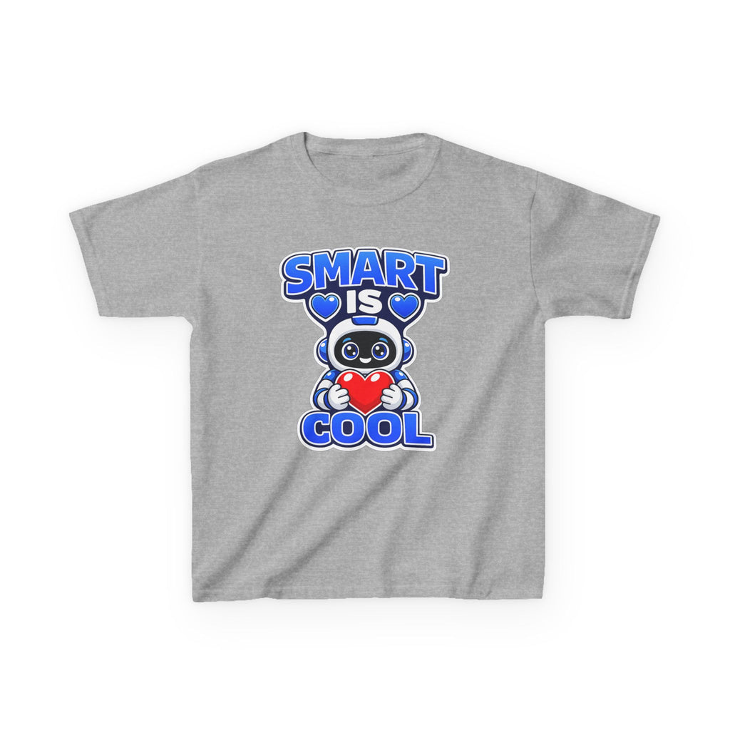 Kids Robot T-Shirt — 'Smart Is Cool' Graphic Tee