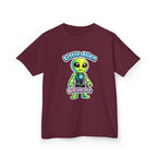 Kids Alien T-Shirt — 'Little Alien, Big Heart' Cute Space Graphic Tee