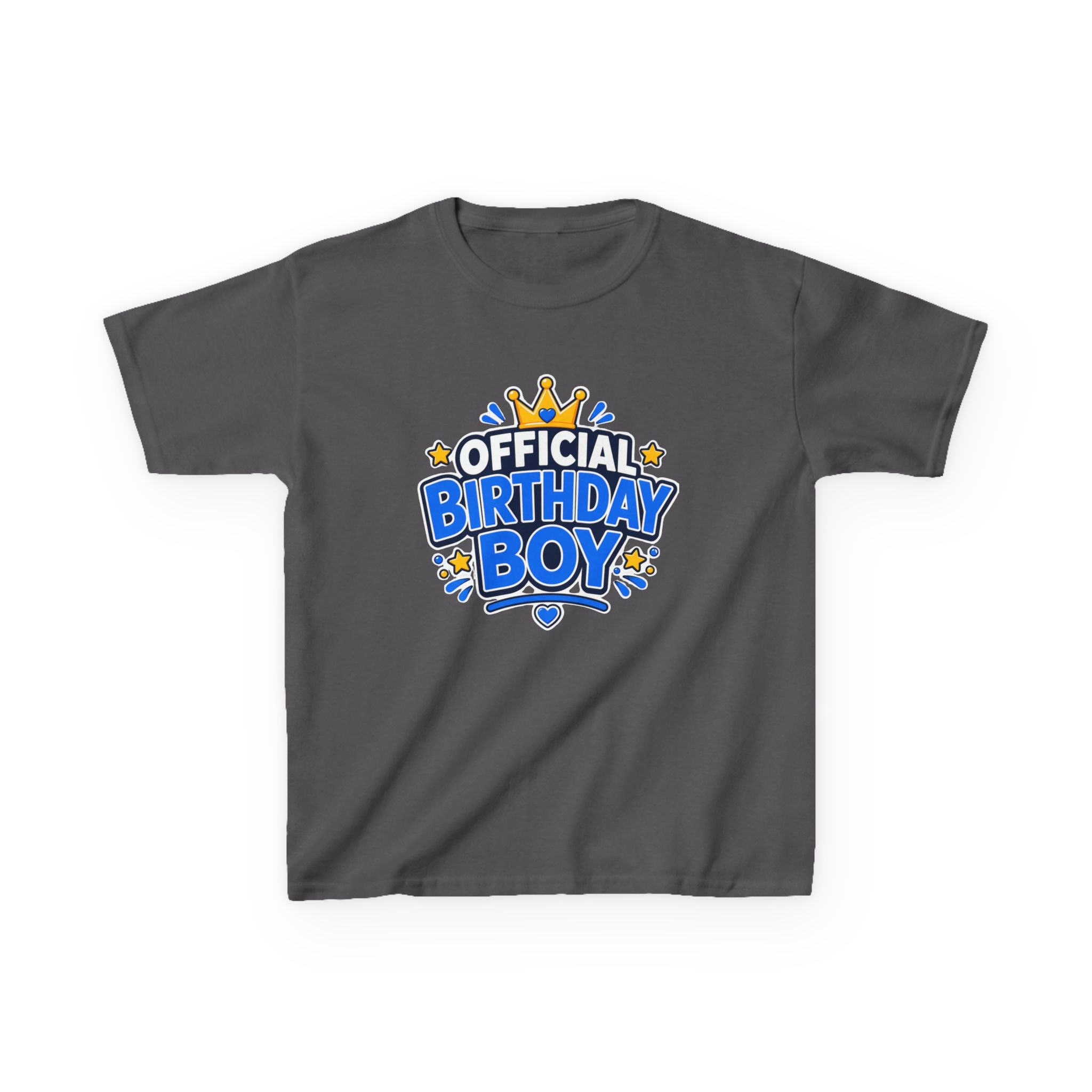 Kids Birthday T-Shirt – Official Birthday Boy Graphic Tee