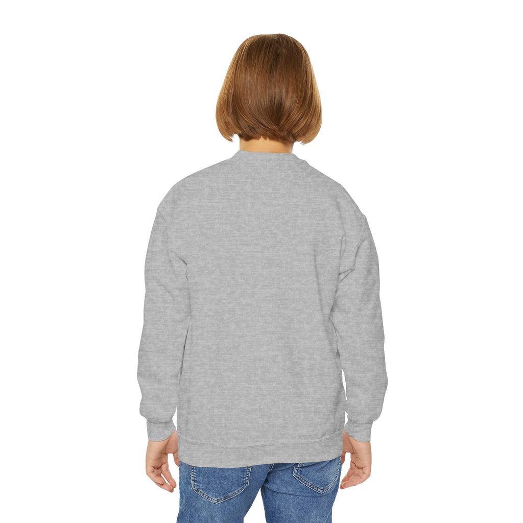 Kidxtr™ Kids Pumpkin Sweatshirt — 'Trick or Treat' Jack-O-Lantern Candy Basket Graphic Crewneck
