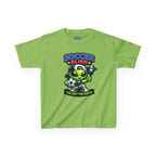 Kidxtr™ Kids Soccer T-Shirt — 'Too Fast for Earth' Soccer Alien Graphic Tee