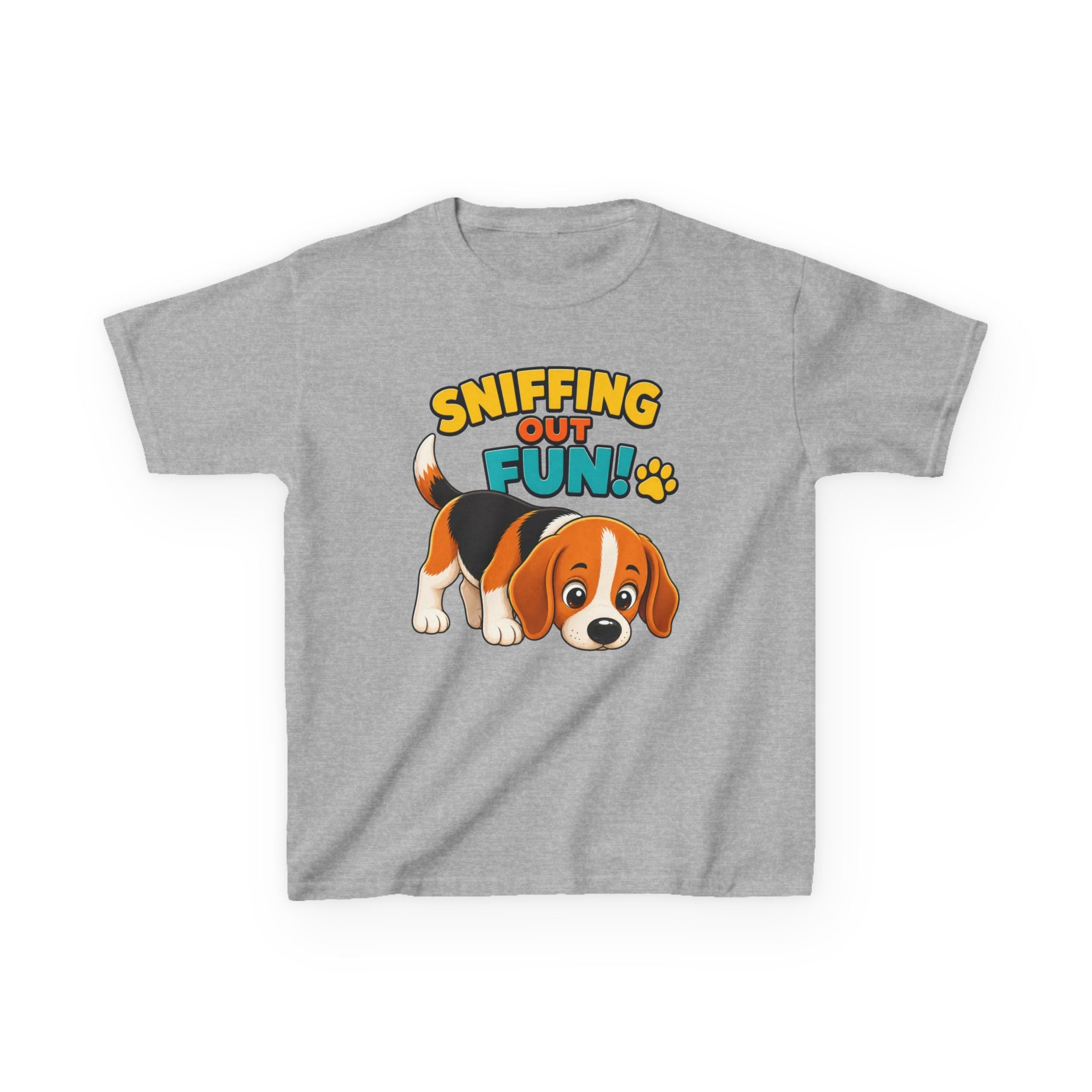 Kids Puppy Dog T-Shirt — 'Sniffing Out Fun!' Cute Puppy Graphic Tee