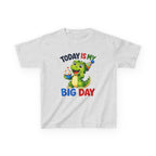 Kids Birthday T-Shirt — 'Today Is My Big Day' Birthday Dino Graphic Tee