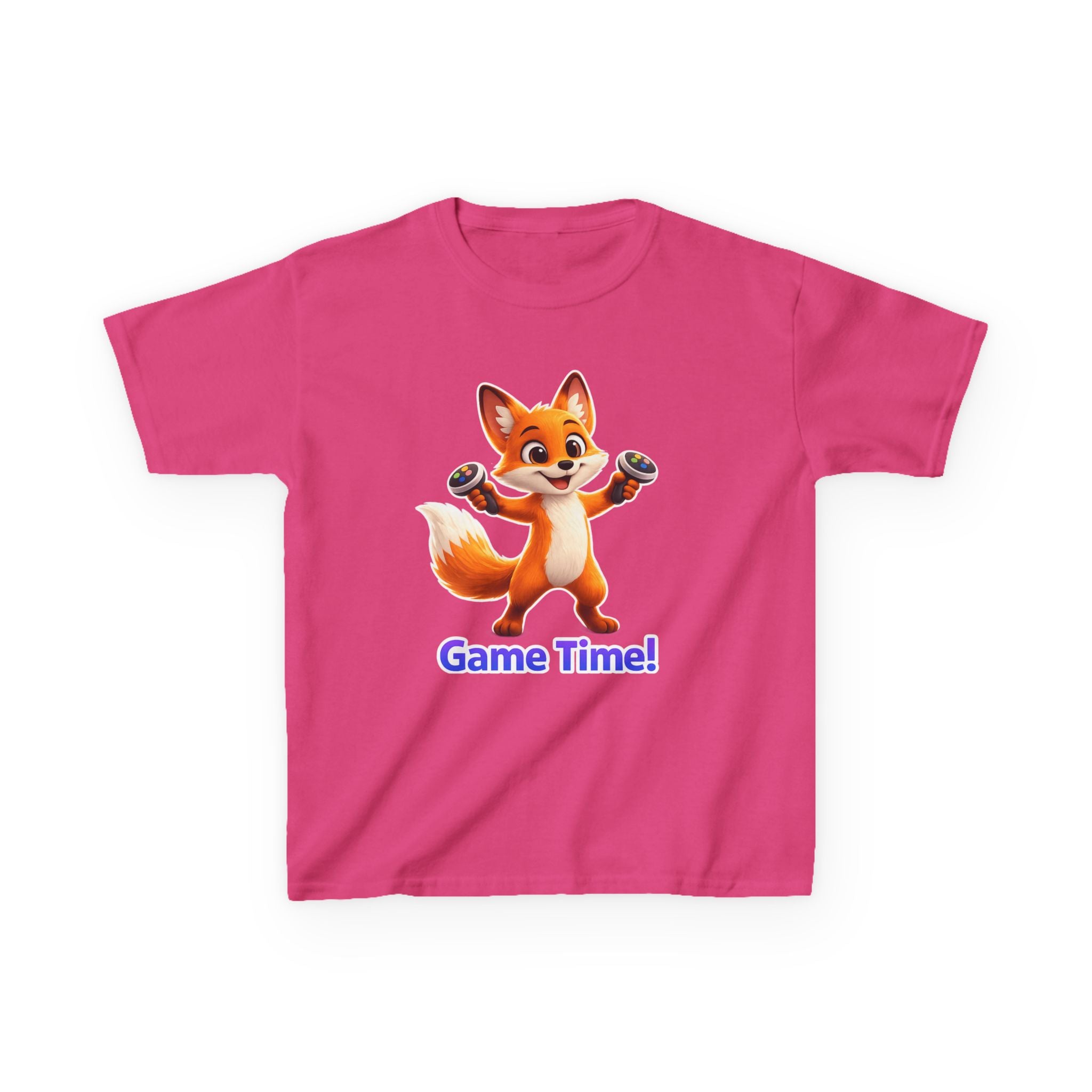 Kids Gamer T-Shirt – Fox Game Time Graphic Tee