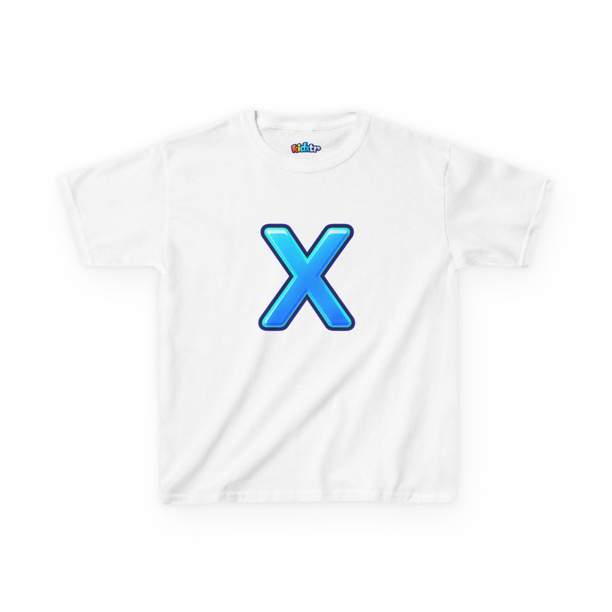 Kidxtr™ Kids Letter X T-Shirt — 'X Marks the Vibe' Bold Graphic Tee