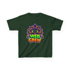 Kidxtr™ Kids Spider Web T-Shirt — 'Web Crew' Halloween Graphic Tee