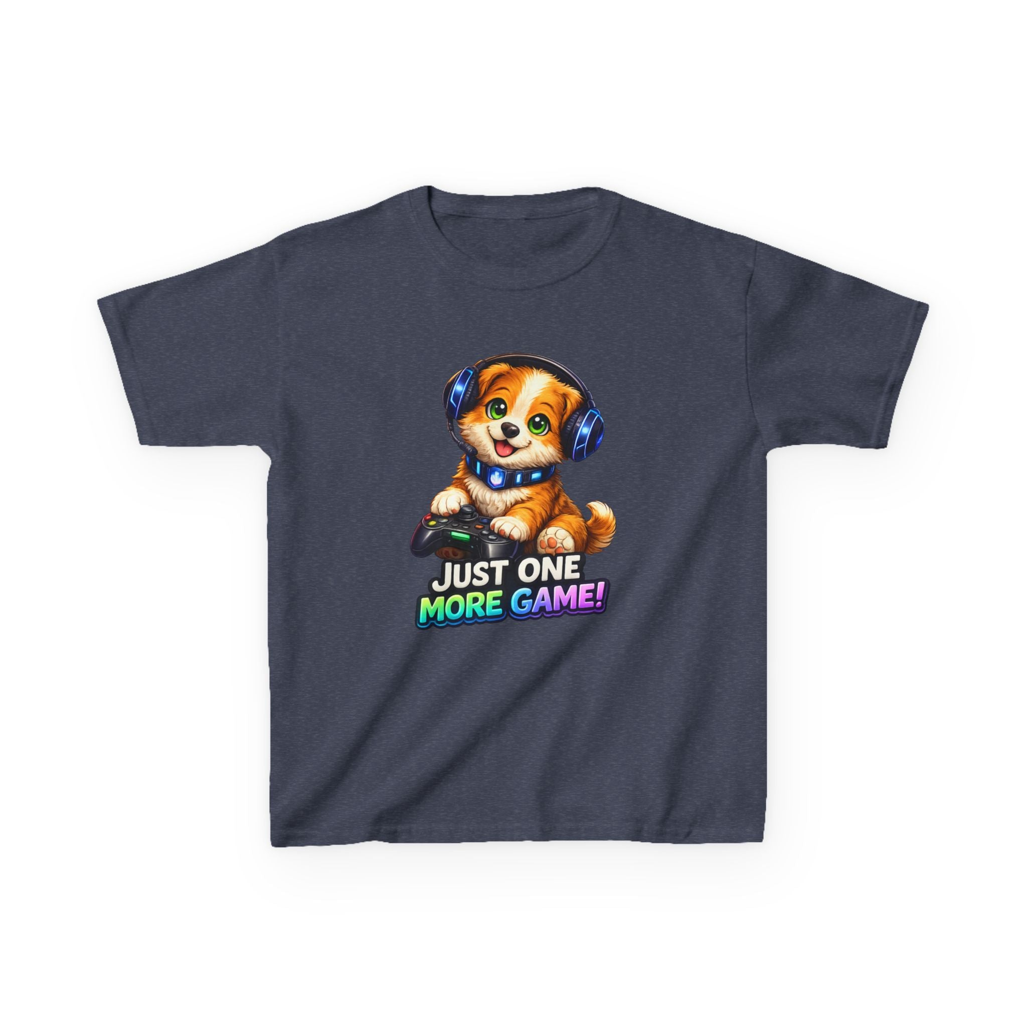 Kids Gamer T-Shirt – Just One More Game Graphic Tee