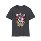 All-Star Gamer Dad T-Shirt — Patriotic Eagle Gaming Graphic Tee