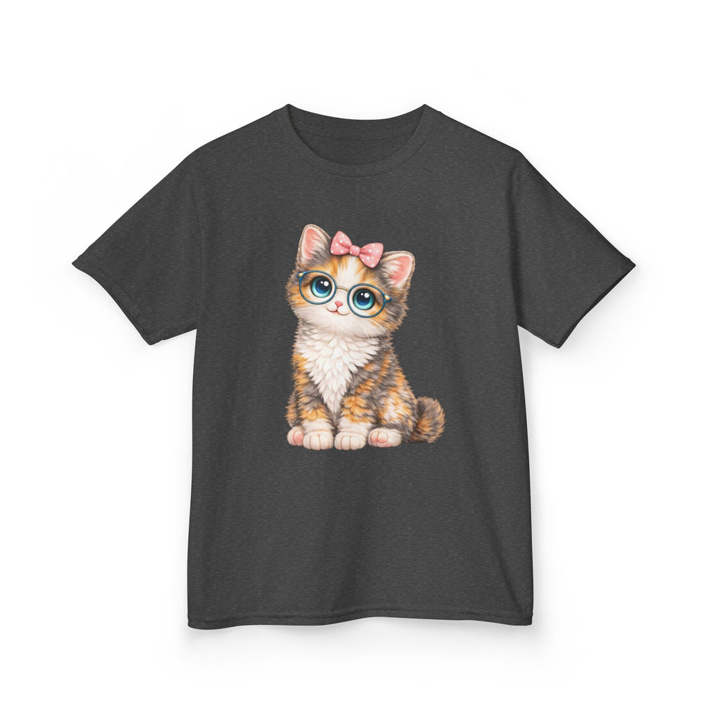 Kids Cat T-Shirt – Big-Eyed Kitten Graphic Tee