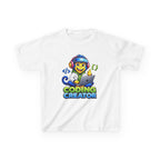 Kids Coding T-Shirt — 'Coding Creator' Cute Monkey Programmer Graphic Tee