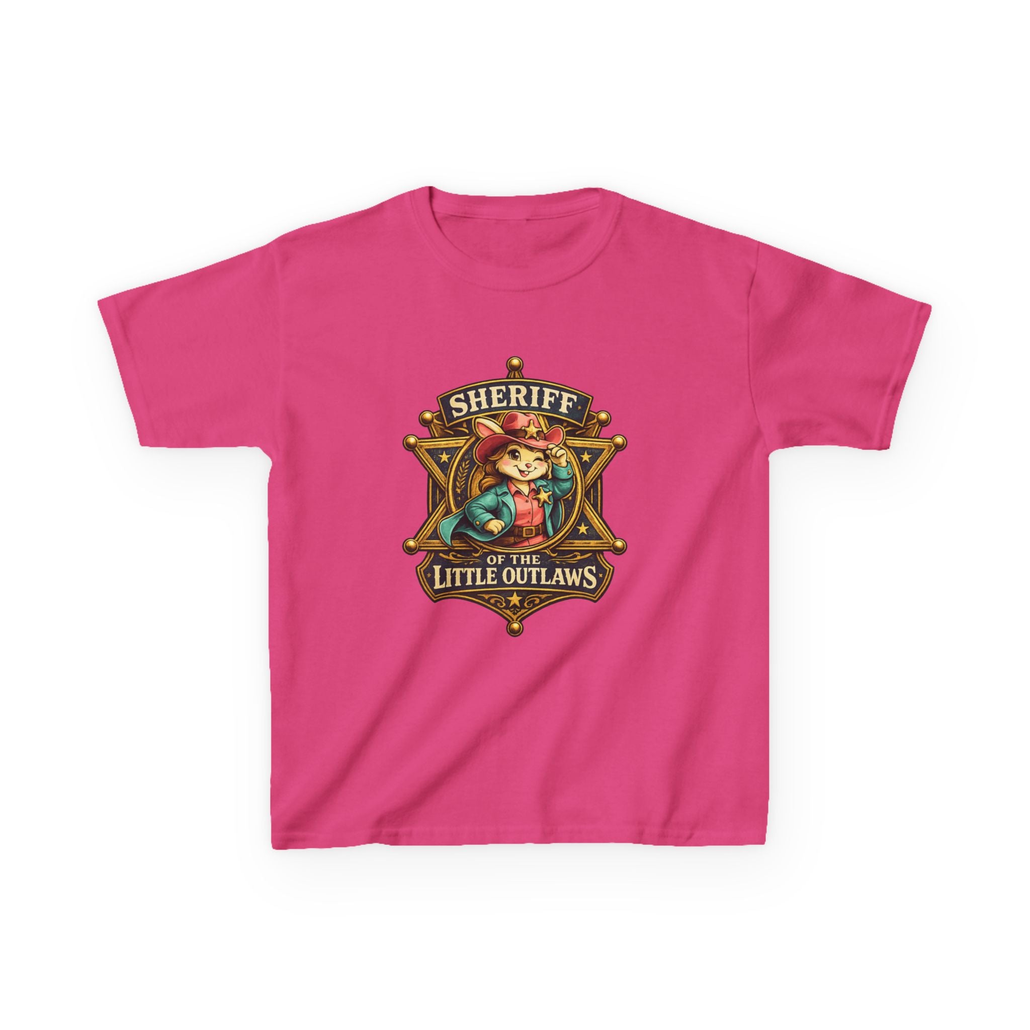 Lady Sheriff Rabbit - Kids T Shirt