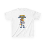 Kids Space Adventure T‑Shirt – Cute Astronaut Dog Graphic Tee