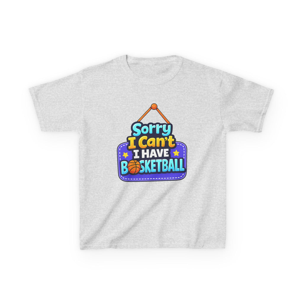 Sorry I Can't I Have Basketball - Kids T Shirt