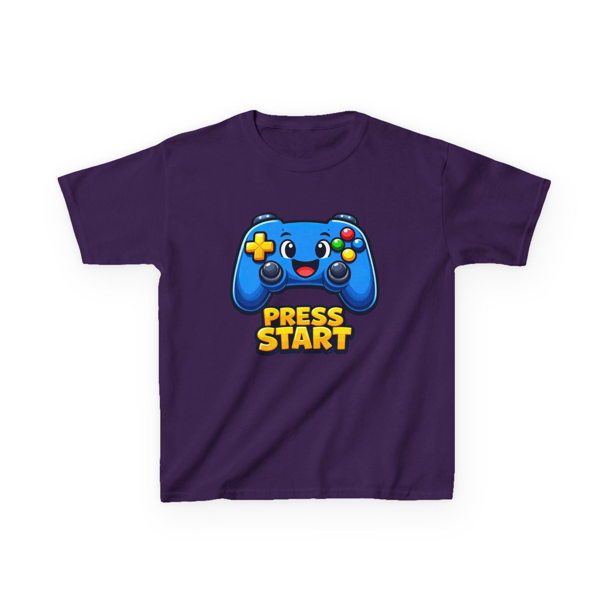 Kids Game Controller T-Shirt — 'Press Start' Gaming Graphic Tee