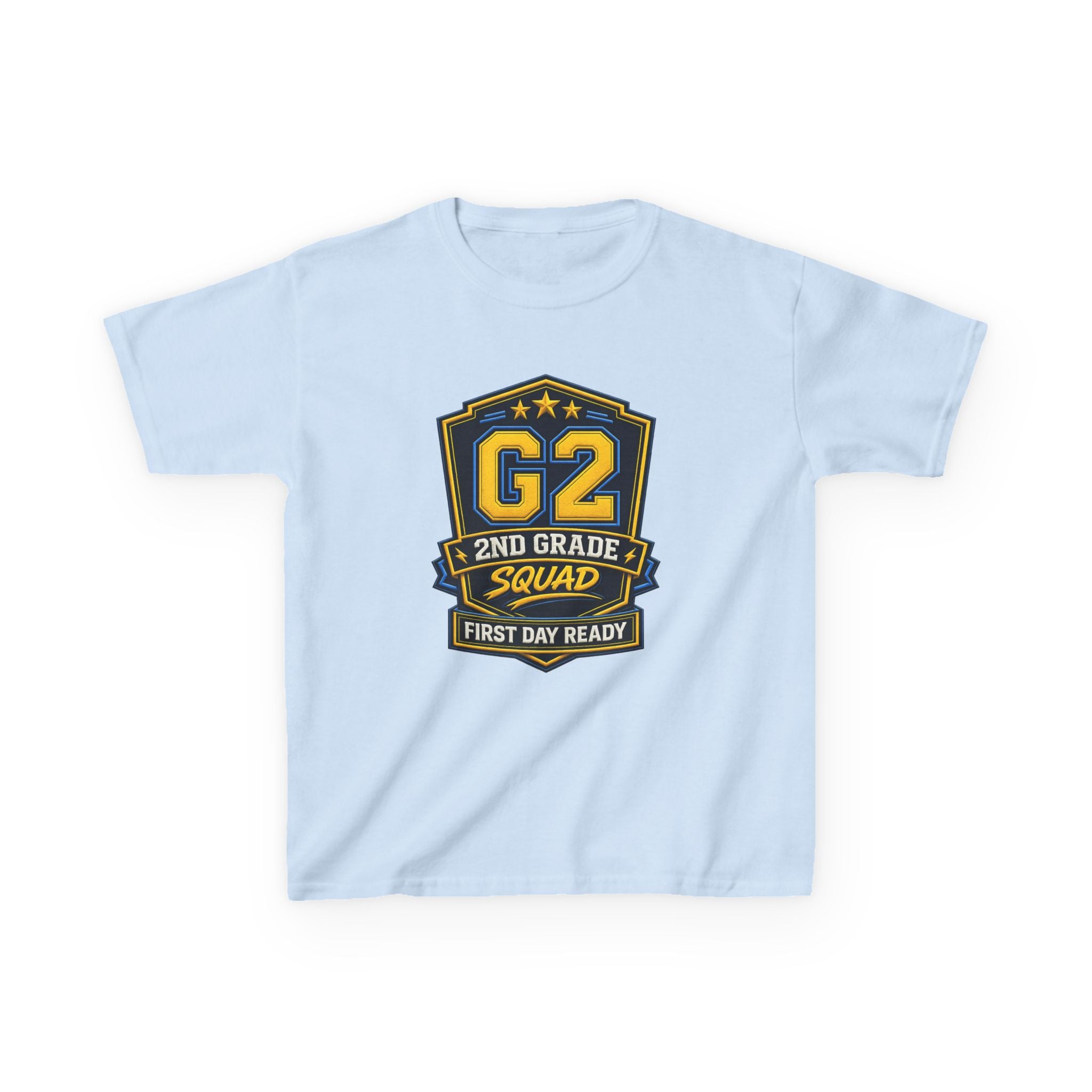 Kids 2nd Grade T-Shirt — 'G2 First Day Ready' Back-to-School Graphic Tee