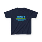 Kids Gaming T-Shirt — 'Level 1 Awesomeness Loading' Gamer Birthday Graphic Tee