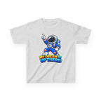 Kidxtr™ Kids Space T-Shirt — 'My Dream Is Up There' Astronaut Graphic Tee