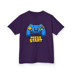 Kids Game Controller T-Shirt — 'Press Start' Gaming Graphic Tee