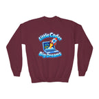 Kidxtr™ Kids Lil Coder Crewneck Sweatshirt — 'Code It Up' Youth Graphic Sweatshirt