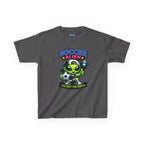 Kidxtr™ Kids Soccer T-Shirt — 'Too Fast for Earth' Soccer Alien Graphic Tee