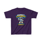 Robot Explorer Kids T‑Shirt — "Powered by Curiosity" Graphic Tee