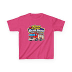 Kids Tee — "Brave Little Brave Hero" Firetruck T-Shirt Graphic