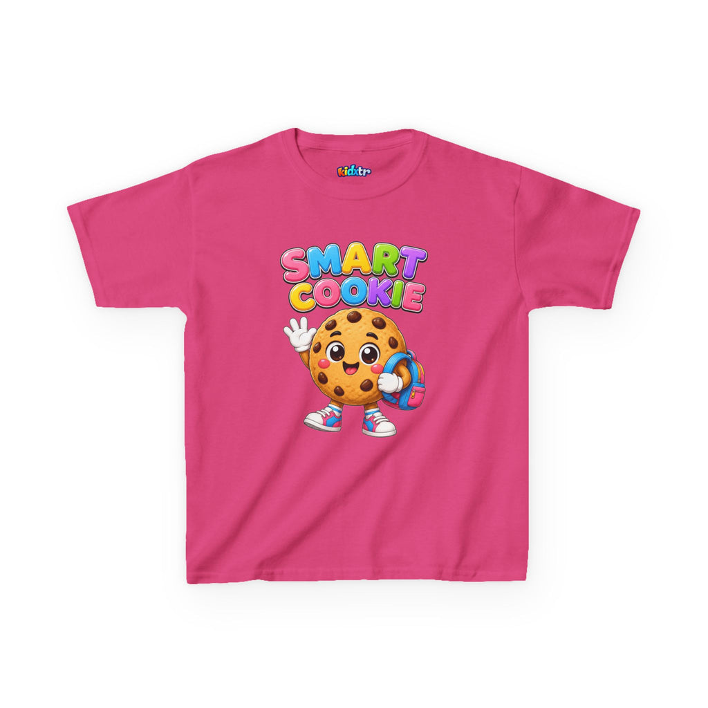 Kidxtr™ Kids Smart Cookie T-Shirt — 'Smart Cookie' Cute Chocolate Chip Cookie Graphic Tee