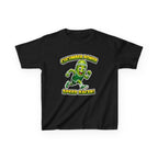 Kids Cucumber T-Shirt — 'Cucumber Power Speed Racer' Cute Cartoon Veggie Graphic Tee
