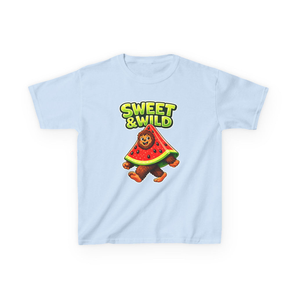 Kids Watermelon T-Shirt — 'Sweet & Wild' Fun Fruit Graphic Tee