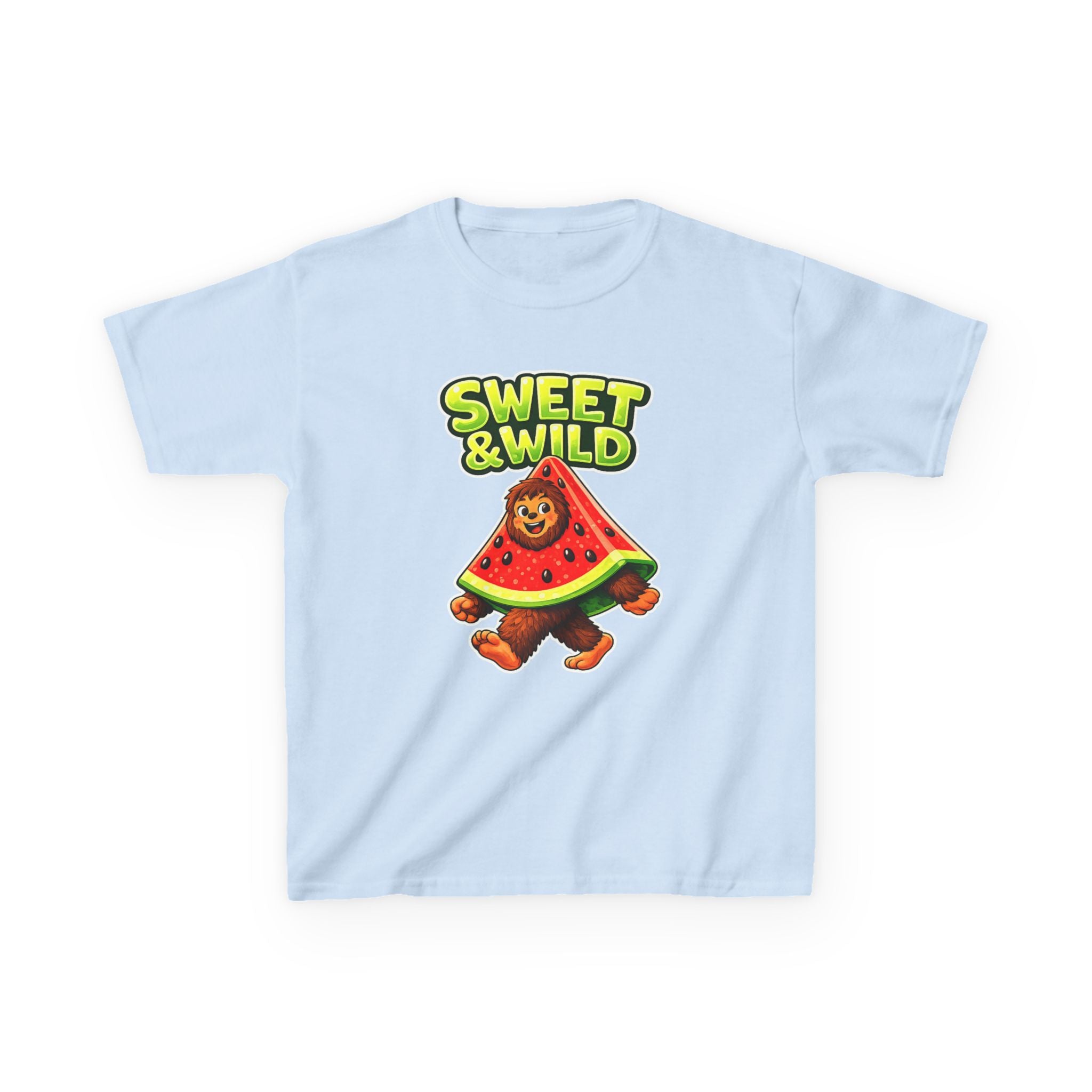 Kids Watermelon T-Shirt — 'Sweet & Wild' Fun Fruit Graphic Tee