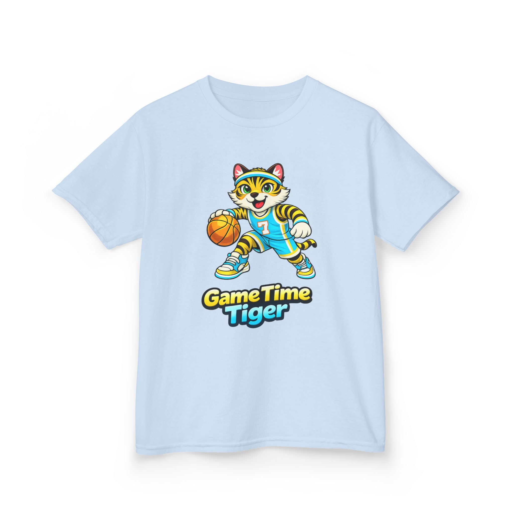 Kids Basketball Tiger T-Shirt – Game Time Graphic Tee