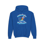 Kidxtr™ Kids Coder Hoodie — 'Little Coder, Big Dreams' Graphic Hoodie