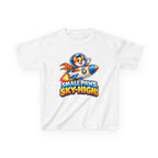 Kidxtr™ Kids Space T-Shirt — 'Small Paws, Sky High' Rocket Dog Graphic Tee