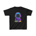 Kids Gaming T-Shirt — 'Level Up!' Colorful Controller & Headset Graphic Tee