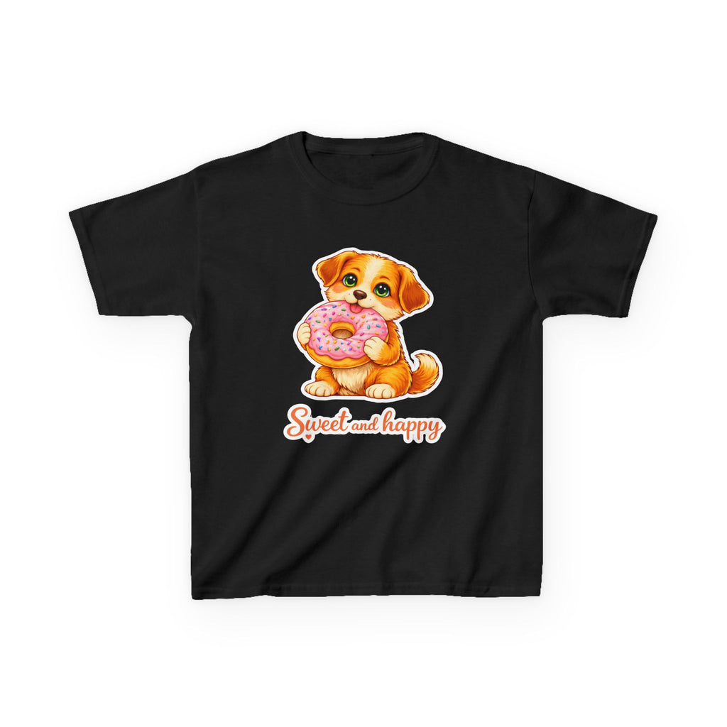 Kids Puppy T-Shirt – Donut Lover Graphic Tee