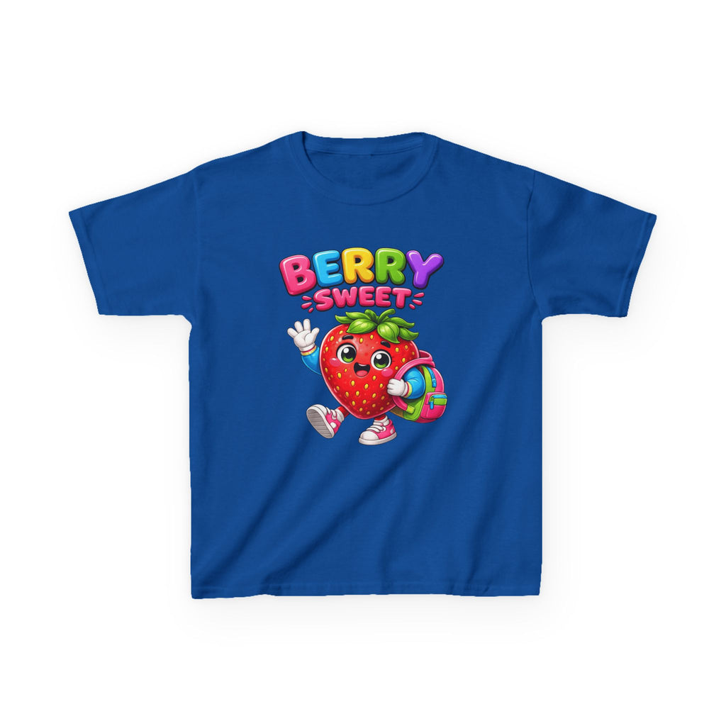 Kids Strawberry T-Shirt — 'Berry Sweet' Cute Strawberry Graphic Tee