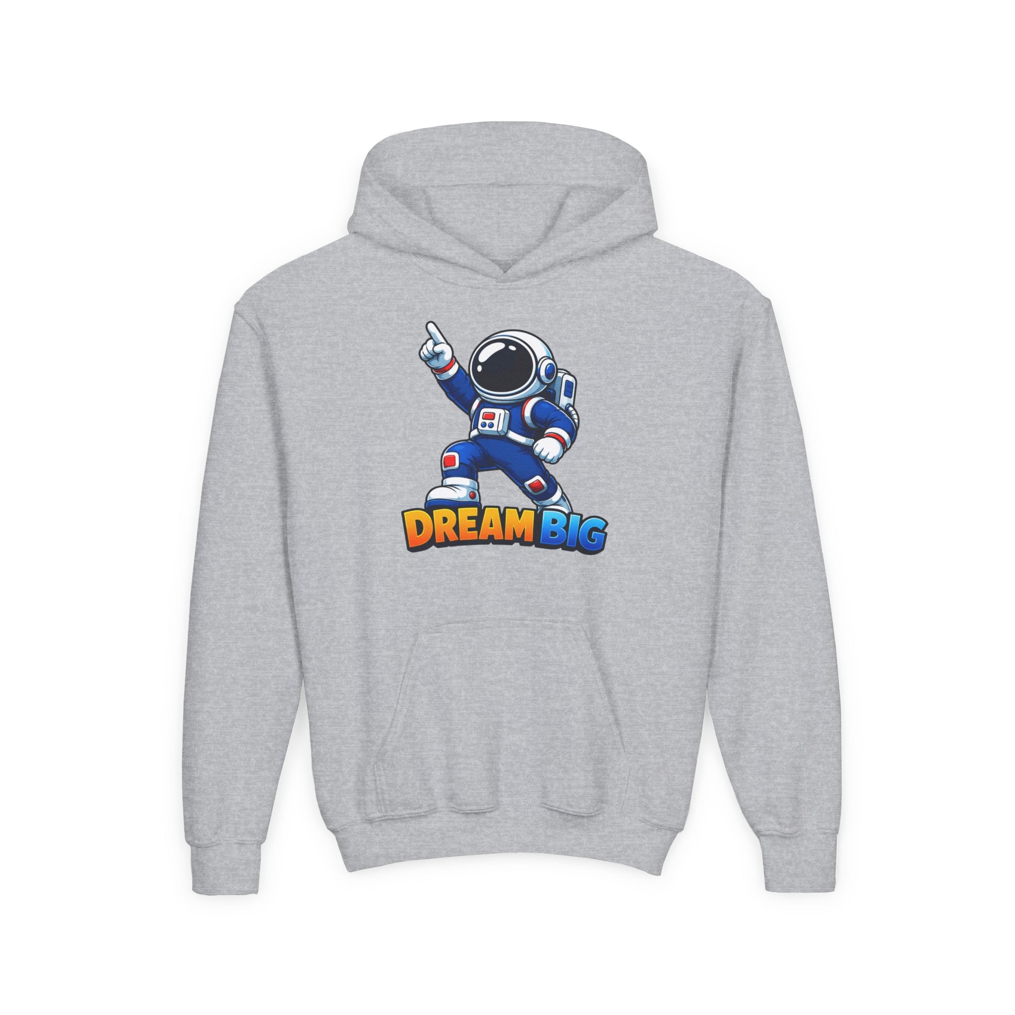Kidxtr™ Kids Dream Hoodie — 'Dream Big' Cartoon Graphic Sweatshirt
