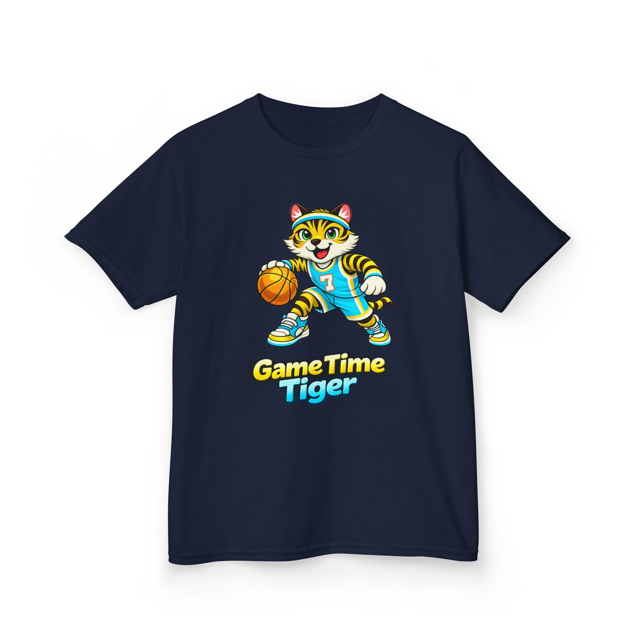 Kids Basketball Tiger T-Shirt – Game Time Graphic Tee