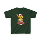 Kids Baseball T-Shirt — 'Little Slugger' Cute Baseball Chick Graphic Tee
