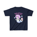 Kids Ocean T-Shirt — 'Make A Splash!' Mermaid & Seahorse Graphic Tee