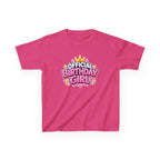 Kids Birthday T-Shirt – Official Birthday Girl Graphic Tee