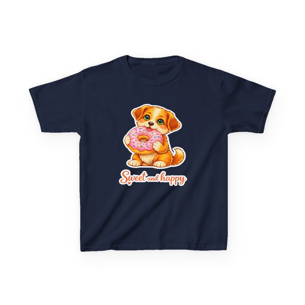 Kids Puppy T-Shirt – Donut Lover Graphic Tee