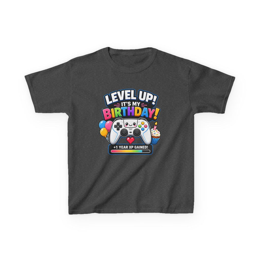 Kids Birthday Gaming T-Shirt – Press Start Graphic Tee