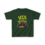 Kids Gaming T-Shirt — 'Let's Play! It's My Birthday' Video Game Controller Graphic Tee