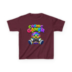 Kids Cosmic Gamer T-Shirt — 'Cosmic Gamer' Rainbow Alien Controller Graphic Tee