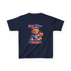 Kids Patriotic T-Shirt — 'Stars, Stripes & Smiles' All-American Dog Graphic Tee