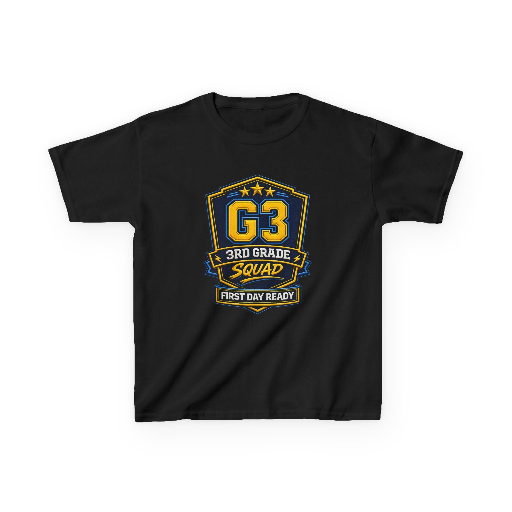 Kids 3rd Grade T-Shirt — 'G3 First Day Ready' Back-to-School Graphic Tee