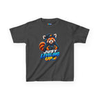 Kidxtr™ Kids Fox T-Shirt — 'Just Leveling Up' Gaming Fox Graphic Tee