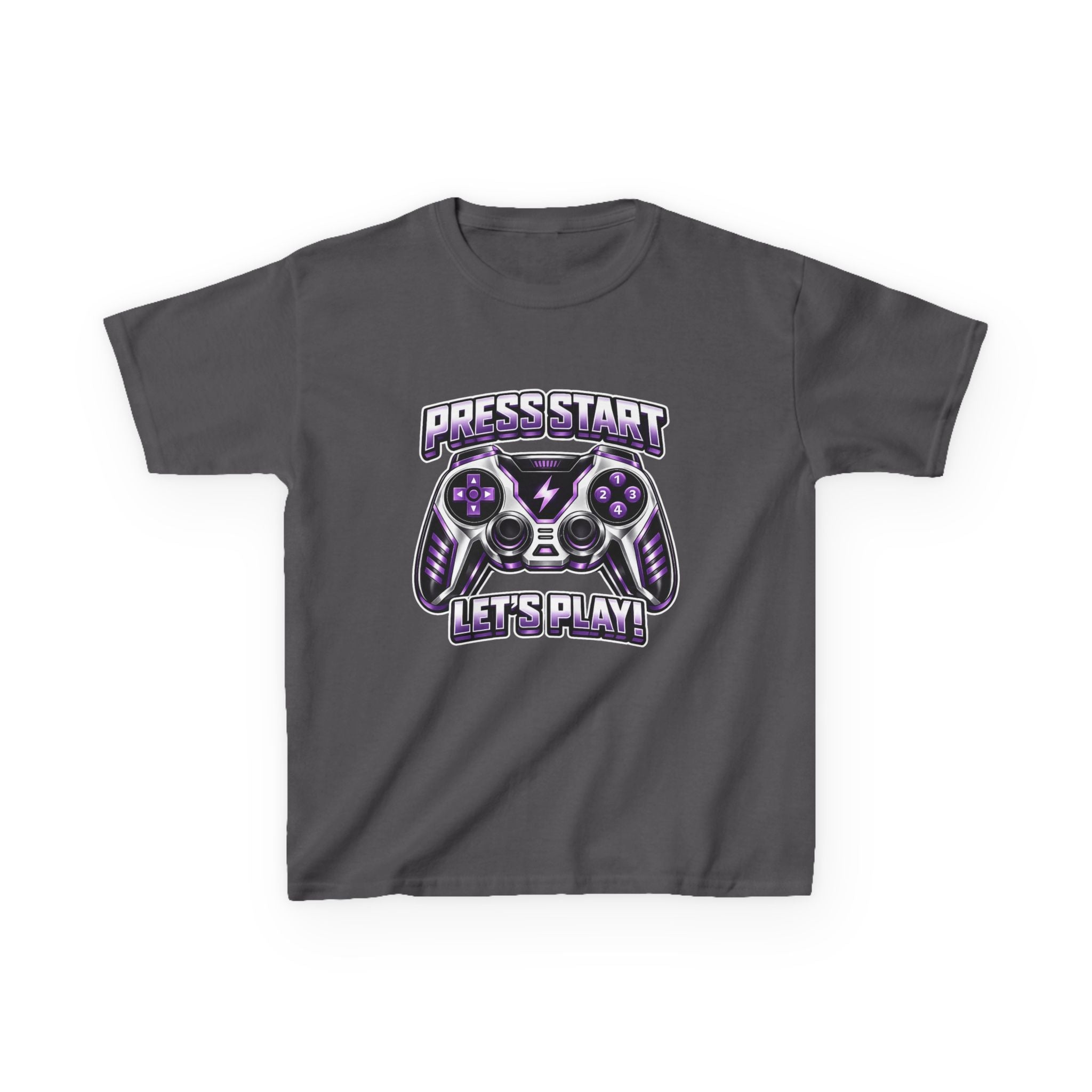 Kids Gaming T-Shirt — 'Press Start: Let’s Play!' Gaming Graphic Tee