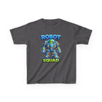 Robot Squad Kids T‑Shirt — Colorful Cute Mech Tee for Boys & Girls